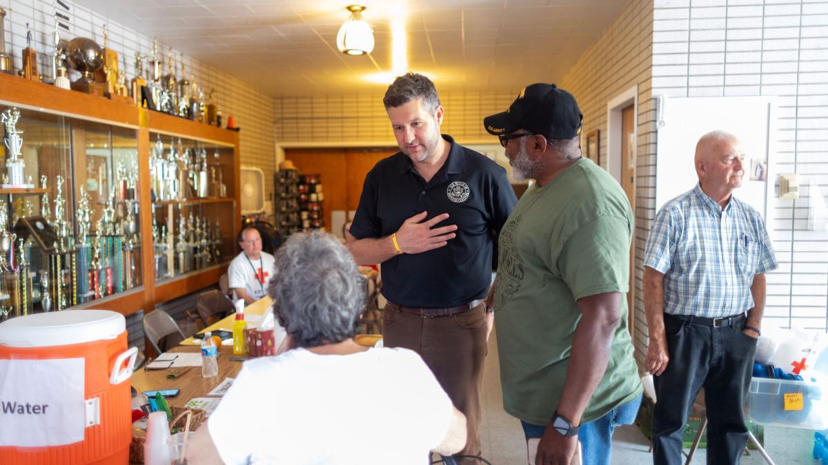 Congressman Ryan visiting constituents
